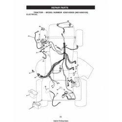 Tractor Model 425014X92E (96014000100) Repair Parts Manual