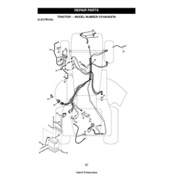 Tractor Model Number CO18542STA Repair Parts Manual