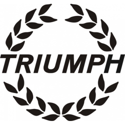 Triumph Round ! Sticker/ Decal Vinyl Graphics!