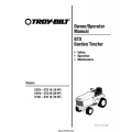 Troy-Bilt GTX Garden Tractor 13074, 13076, 13101 Owner Operator Manual 1998