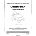 Troy-Bilt Lawn Tractor Pony Operator's Manual