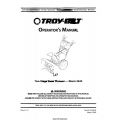 Troy-Bilt Two-Stage Snow Thrower Storm 2620 Operator's Manual 2009