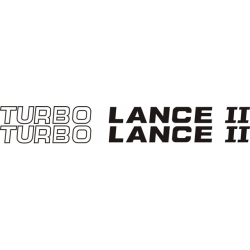 Piper Turbo Lance II Aircraft Decal,Sticker 1 1/2''high x 24 1/2''wide!