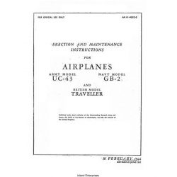 Beechcraft UC-43 & GB-2 Travellers Airplanes Erection and Maintenance Instructions