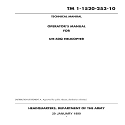 Sikorsky UH-60Q Helicopter Operator's Manual 1-1520-253-10