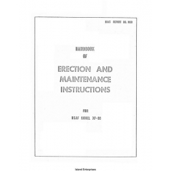 McDonnell USAF XF-88 Voodoo Handbook of Erection and Maintenance Instructions