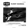 Northrop F-5Ef USAF Series Aircraft T.O. 1F-5E-1 Flight Manual 1984-1990