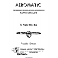 Univair Aeromatic Propellers F200 and F200H Parts Catalog 1969
