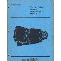 Borg Warner Velvet Drive 71C & 72C Marine Installation Service Manual