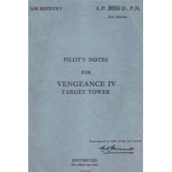 Vultee Aircraft Vengeance IV Target Tower Pilot's Notes 1945