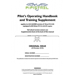 Virus 912 LSA-Glider Pilot's Operating Handbook and Training Supplement 2010