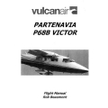 Vulcanair Partenavia P68B Victor Flight Manual/POH 1977 - 1980