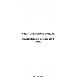Winch Operators Manual