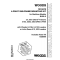 Woods 1015570 4-Point Sub-Frame Mounting Kit for Backhoe and Tractors MAN0531 Installation Manual 2008