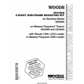 Woods 1031065 4-Point Sub-Frame Mounting Kit for Backhoe & Tractors MAN0878 Installation Manual 2011