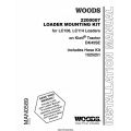 Woods 2200007 Loader Mounting Kit for LC108, LC114 Loaders MAN0589 Installation Manual 2005