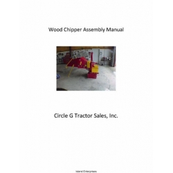 Woods Chipper Circle G-Tractor Assembly Manual