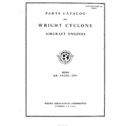 Wright Aircraft Engine GR-1820-G200 Parts Catalog Part # 851653 August 15, 1940