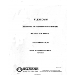Wulfsberg Flexcomm  Multiband Communication Installation Manual
