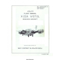 X-22A V/Stol Research Aircraft Utility Flight Manual/POH 1969