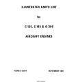 Continental Parts Catalog X-30014 C-125, C-145 & O-300 $13.95