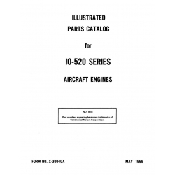 Continental Parts Catalog X-30040A IO-520 Series