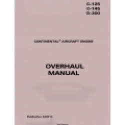 CONTINENTAL - OVERHAUL MANUAL C-125, C-145, O-300 X30013