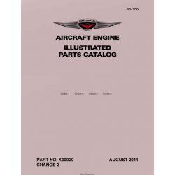 Continental Parts Catalog x-30020 GO-300 A, C, D & E