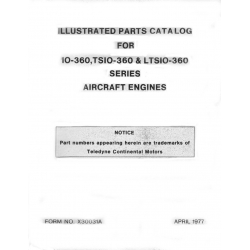 Continental Parts Catalog X30031A IO-TSIO-LTSIO-360 Series