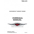 Continental Overhaul Manual TSIO-470 X30033