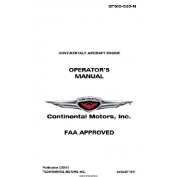 Continental GTSIO-520-N Operators Manual X30551_v2011