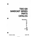 Continental Model TS10-520 C,G,H,M,P,R,T,AF,L/T,AE,CE Sandcast Series Parts Catalog X30579A