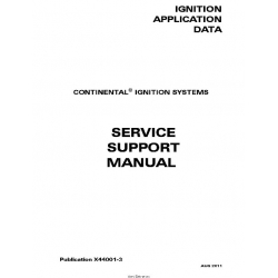  Continental Service Support Manual Ignition Application X44001-3