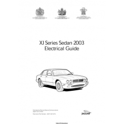 Jaguar XJ Series Sedan Electrical Guide 2003