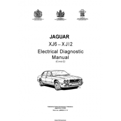 Jaguar XJ6_XJ112 (X300) Electrical Diagnostic Manual 1995 Cover 2 JJM004 12/50