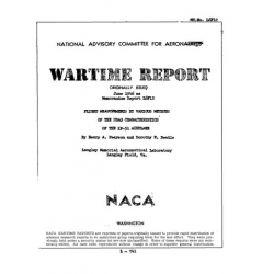 NACA XP-51 Airplane Flight Measurements of the Drag Characteristics Wartime Report