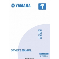 Yamaha F50, T50, F60, T60 Outboard Motor LIT-18626-07-11 Owner's Manual 2006
