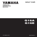 Yamaha G16A G16E Golf Car Owner's Operator's Manual LIT-19626-16-97