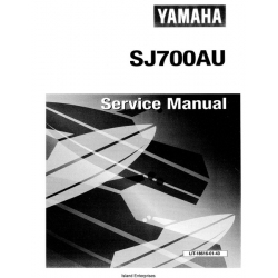 Yamaha SJ700AU Service and Maintenance Manual 1996