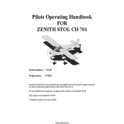 Zenith Stol CH 701 Pilots Operating Handbook 2005 - 2008