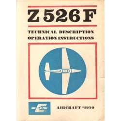 Zlin Z526 F Technical Description and Operation Insructions