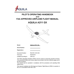 Aquila A211 GX Model AT01-100 Pilot's Operating Handbook