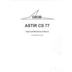 Grob ASTIR CS 77 Flight and Maintenance Manual