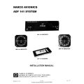 Narco Avionics ADF 141 System Installation Manual