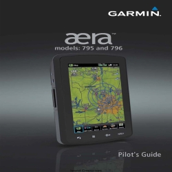 Garmin Aera Models 795 and 796 Pilot's Guide 190-01194-00 2012