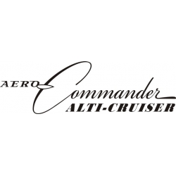 Aero-Commander Alti-Cruiser Aircraft Decal/Sticker 