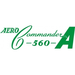 Aero-Commander 560A Aircraft Logo,Decals!