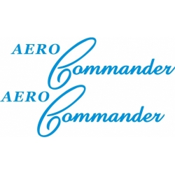 Aero-Commander Aircraft Decal/Sticker