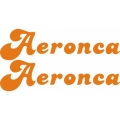 Aeronca Aircraft Logo,Decal/Sticker 3''h x 11.5''w!
