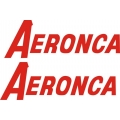 Aeronca Aircraft Logo,Decal/Sticker 3''h x 9''w!